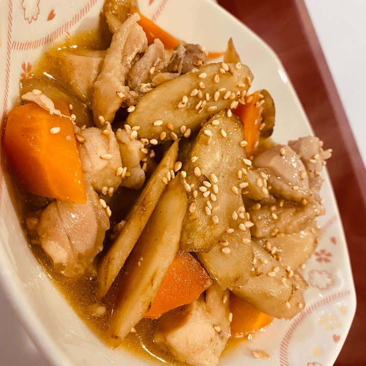 旦那が喜ぶ 簡単とりごぼう レシピ 作り方 By なーーーーこ 楽天レシピ